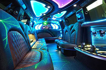 cadillac escalade limo seating